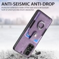 For Xiaomi Poco M4 Pro 5G Retro Skin-feel Ring Card Wallet Phone Case(Purple)