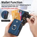 For Xiaomi 13T / 13T Pro Retro Skin-feel Ring Card Wallet Phone Case(Blue)