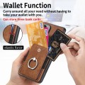 For Xiaomi Poco M5 4G Retro Skin-feel Ring Card Wallet Phone Case(Brown)
