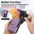 For Xiaomi Poco X6 Pro Retro Skin-feel Ring Card Wallet Phone Case(Purple)