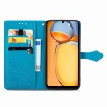 For Xiaomi Redmi 13C Mandala Flower Embossed Leather Phone Case(Blue)