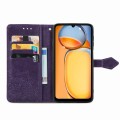 For Xiaomi Redmi 13C 5G Mandala Flower Embossed Leather Phone Case(Purple)