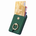 Magsafe Cross Vertical Card Bag Case For iPhone 15 / 14 / 13(Green)