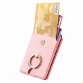 Magsafe Cross Vertical Card Bag Case For iPhone 15 / 14 / 13(Pink)