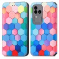 For vivo S18 Pro CaseNeo Colorful Magnetic Leather Phone Case(Colorful Cube)