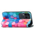 For vivo S18 Pro CaseNeo Colorful Magnetic Leather Phone Case(Colorful Cube)