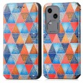 For vivo S18 CaseNeo Colorful Magnetic Leather Phone Case(Rhombus Mandala)