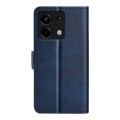 For Xiaomi Redmi Note 13 Pro Dual-side Magnetic Buckle Horizontal Flip Leather Phone Case(Dark Blue)