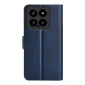 For Xiaomi 14 Dual-side Magnetic Buckle Horizontal Flip Leather Phone Case(Dark Blue)