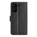 For Xiaomi Redmi 13C Dual-side Magnetic Buckle Horizontal Flip Leather Phone Case(Black)