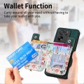 For Xiaomi 13T / 13T Pro Retro Painted Zipper Wallet Back Phone Case(Green)