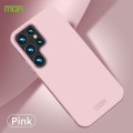 For Samsung Galaxy S23 Ultra 5G MOFI Qin Series Skin Feel All-inclusive PC Phone Case(Pink)