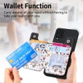 For  Samsung Galaxy  A22 4G Retro Painted Zipper Wallet Back Phone Case(Black)
