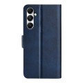 For Samsung Galaxy A05s Dual-side Magnetic Buckle Horizontal Flip Leather Phone Case(Dark Blue)