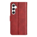 For Samsung Galaxy S24+ 5G Dual-side Magnetic Buckle Horizontal Flip Leather Phone Case(Red)