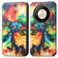 For Honor X9b CaseNeo Colorful Magnetic Leather Phone Case(Colorful Cloud)