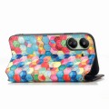 For Xiaomi Redmi 13C CaseNeo Colorful Magnetic Leather Phone Case(Magic Space)
