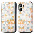 For Xiaomi Redmi 13C CaseNeo Colorful Magnetic Leather Phone Case(Rhombus)