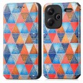 For Xiaomi Redmi Note 13 Pro+ CaseNeo Colorful Magnetic Leather Phone Case(Rhombus Mandala)