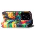 For Xiaomi 14 CaseNeo Colorful Magnetic Leather Phone Case(Colorful Cloud)