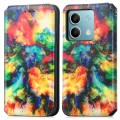 For Xiaomi Redmi Note 13 5G CaseNeo Colorful Magnetic Leather Phone Case(Colorful Cloud)