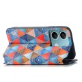 For Xiaomi Redmi Note 13 5G CaseNeo Colorful Magnetic Leather Phone Case(Rhombus Mandala)