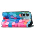 For Xiaomi Redmi Note 13 5G CaseNeo Colorful Magnetic Leather Phone Case(Colorful Cube)