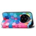 For Xiaomi 14 Ultra CaseNeo Colorful Magnetic Leather Phone Case(Colorful Cube)