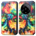 For Xiaomi Redmi A3 CaseNeo Colorful Magnetic Leather Phone Case(Colorful Cloud)