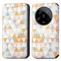 For Xiaomi Redmi A3 CaseNeo Colorful Magnetic Leather Phone Case(Rhombus)