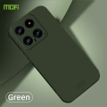 For Xiaomi 14 MOFI Qin Series Skin Feel All-inclusive PC Phone Case(Green)
