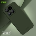 For Xiaomi 14 Pro MOFI Qin Series Skin Feel All-inclusive PC Phone Case(Green)