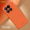 For Xiaomi 14 Pro MOFI Qin Series Skin Feel All-inclusive PC Phone Case(Orange)