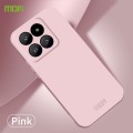 For Xiaomi 14 Pro MOFI Qin Series Skin Feel All-inclusive PC Phone Case(Pink)