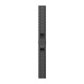 For Garmin Vivomove 3S One Bead Butterfly Buckle Stainless Steel Metal Watch Band(Black)