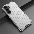 For Samsung Galaxy S24+ 5G Shockproof Honeycomb Phone Case(White)