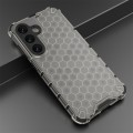 For Samsung Galaxy S24 5G Shockproof Honeycomb Phone Case(Black)