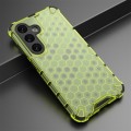 For Samsung Galaxy S24 5G Shockproof Honeycomb Phone Case(Green)