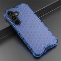 For Samsung Galaxy S24 5G Shockproof Honeycomb Phone Case(Blue)