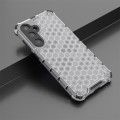 For Samsung Galaxy S23 FE 5G Shockproof Honeycomb Phone Case(White)