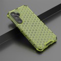 For Samsung Galaxy S23 FE 5G Shockproof Honeycomb Phone Case(Green)