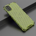For Samsung Galaxy A05 Shockproof Honeycomb Phone Case(Green)