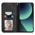 For Xiaomi 13T / 13T Pro Retro Skin Feel Magnetic Flip Leather Phone Case(Black)