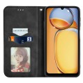 For Xiaomi Redmi 13C Retro Skin Feel Magnetic Flip Leather Phone Case(Black)