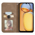 For Xiaomi Redmi 13C Retro Skin Feel Magnetic Flip Leather Phone Case(Brown)