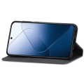 For Xiaomi 14 Retro Skin Feel Magnetic Flip Leather Phone Case(Black)