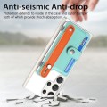 For Samsung Galaxy S23 Ultra 5G Multi-functional Wristband Card Wallet Transparent Phone Case(Light