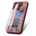 For Xiaomi 12 Retro Painted Zipper Wallet Back Phone Case(Pink)