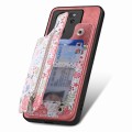 For Xiaomi 12 Pro Retro Painted Zipper Wallet Back Phone Case(Pink)