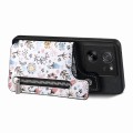 For Xiaomi Poco M5 4G Retro Painted Zipper Wallet Back Phone Case(Black)